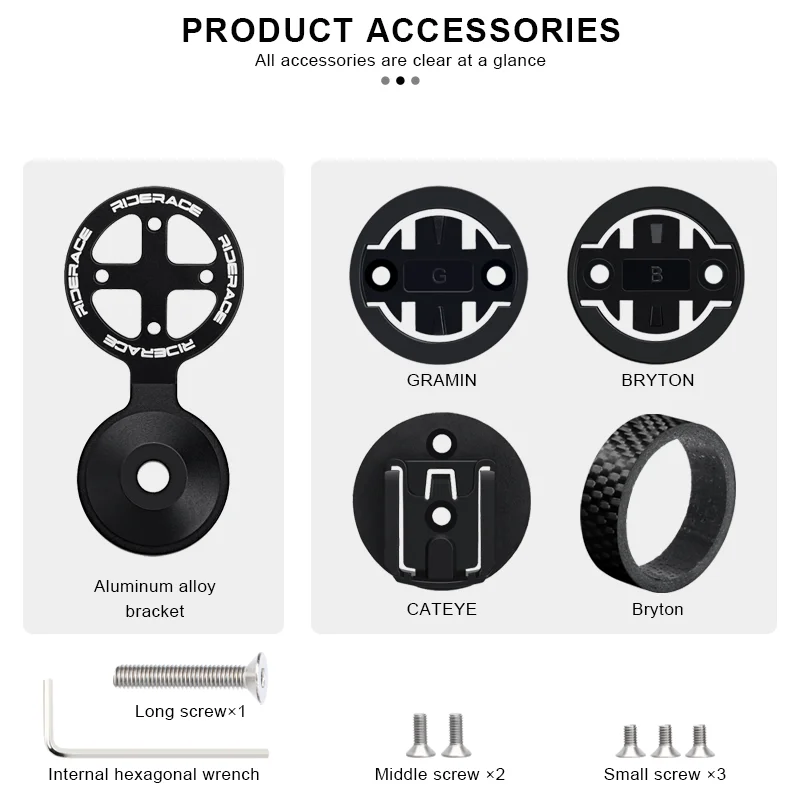 Soporte ciclocomputador Garmin Edge Bryton Cateye-Accesorios MTB