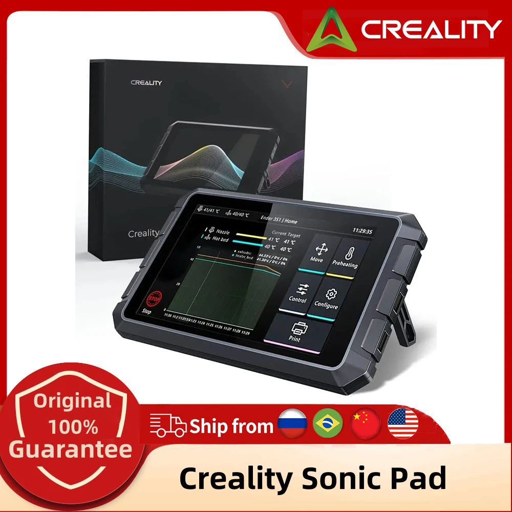 

Creality Sonic Pad Based on Klipper Firmware 7 Inch Touch Screen 3D Printer Smart Pad with Higher Printing Speed