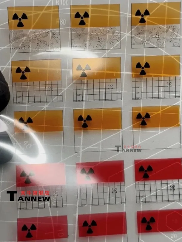 Nuclear B-omb Face Sticker for Casio AE-1200 AE-1300 WS-1600, Retro Digital Watch Graphic Decal Mod Film