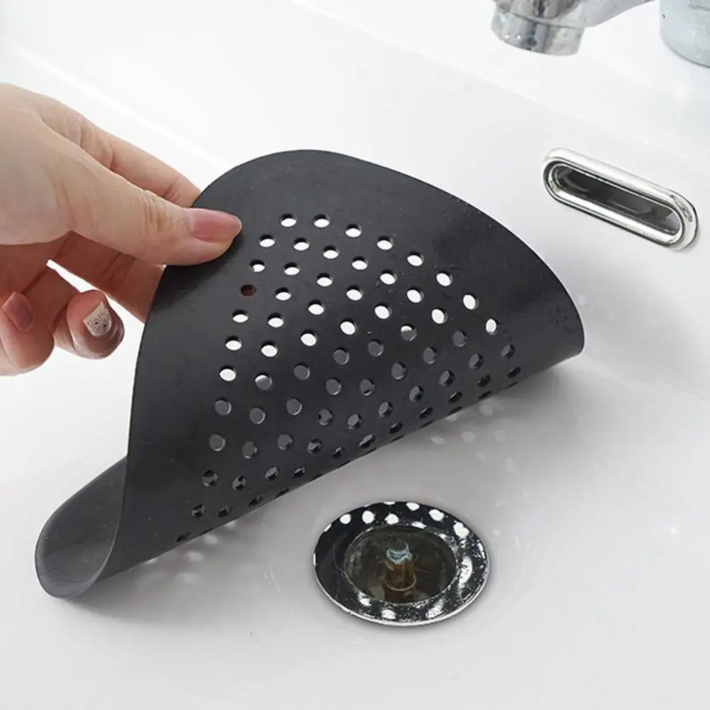 Triangular Shape Sink Strainer Anti-blocking Sewer Outfall Drain Filter Mesh Trap Waste Catcher Shower Drain Pad Home Accessory