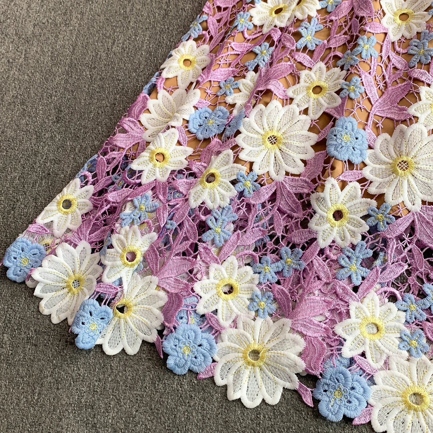 أنيقة خمر الدانتيل الأزهار Ruched الجوف خارج أنيقة الجنية الكورية أزياء بوهو فستان الشمس النساء الملابس فستان طويل