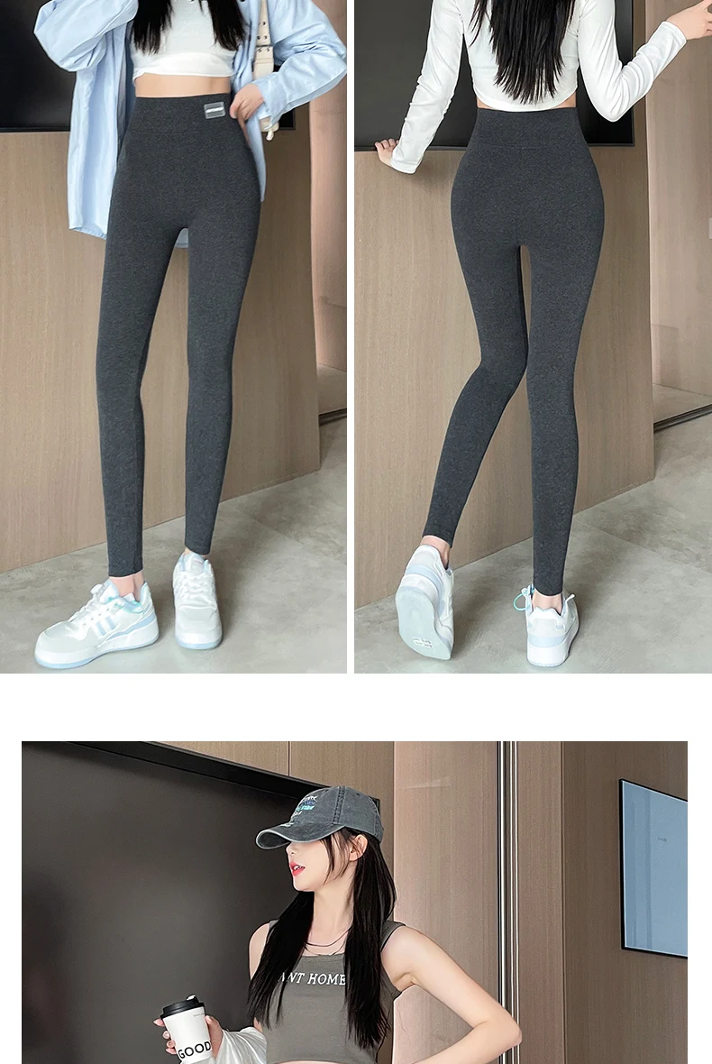 Leggings Women Squares Black White Green Skintight Tummy Hip-Lifting Slimming Stylish Baggy Slightly Plaid Indoor Streak Hiking