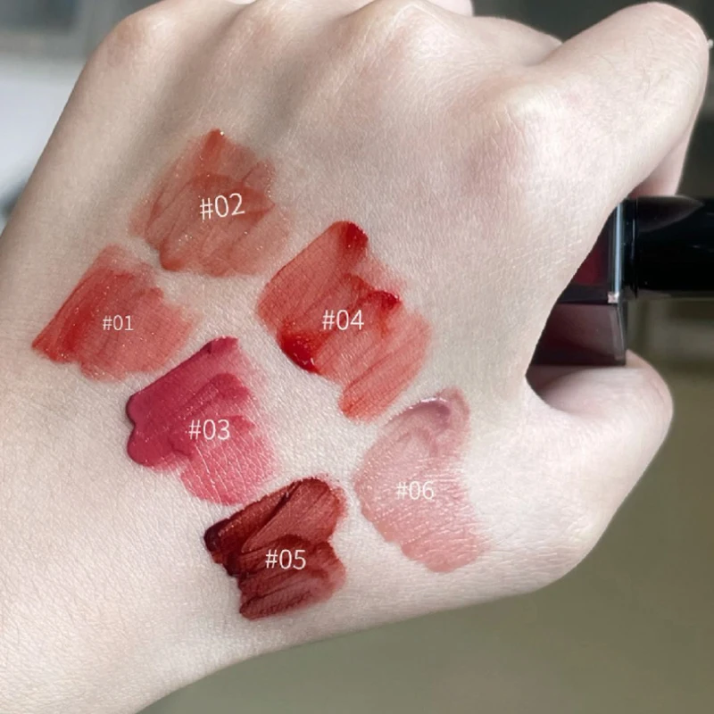 HERORANGE Glitzer-Spiegel-Lipgloss, wässriger, schimmernder, leichter Lipgloss, feuchtigkeitsspendend, langanhaltend