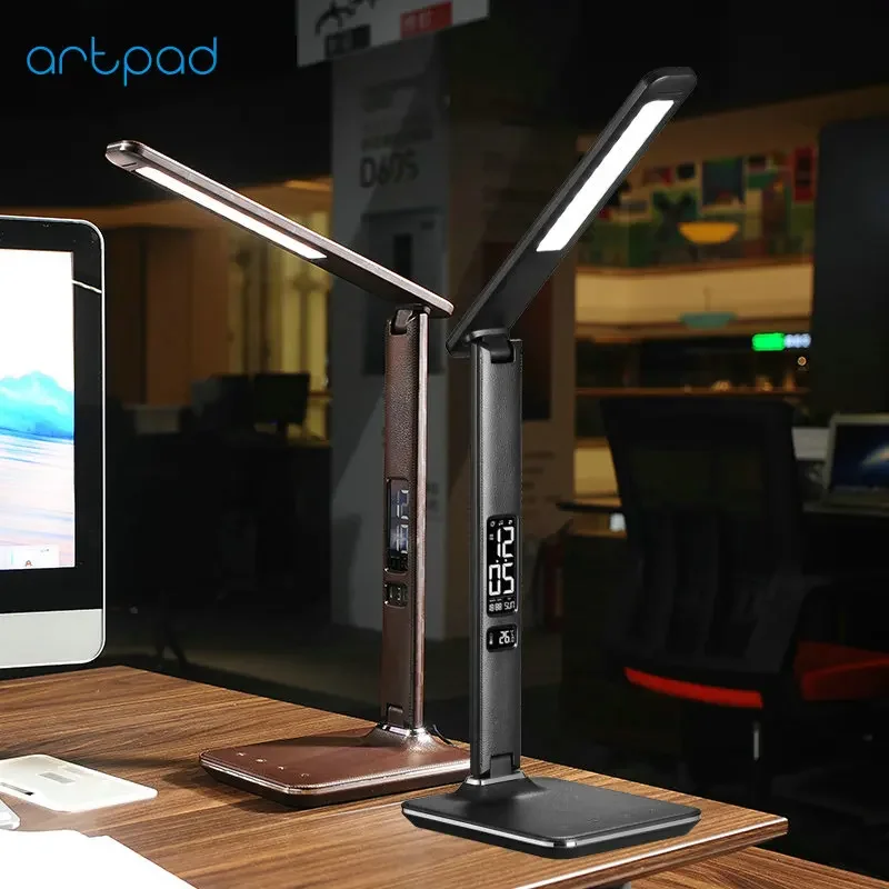 

Modern LED Desk Lamp Foldable Touch Adjustable Light for Bedroom Office Study Student Eye Protection Rechargeable Table Lamps