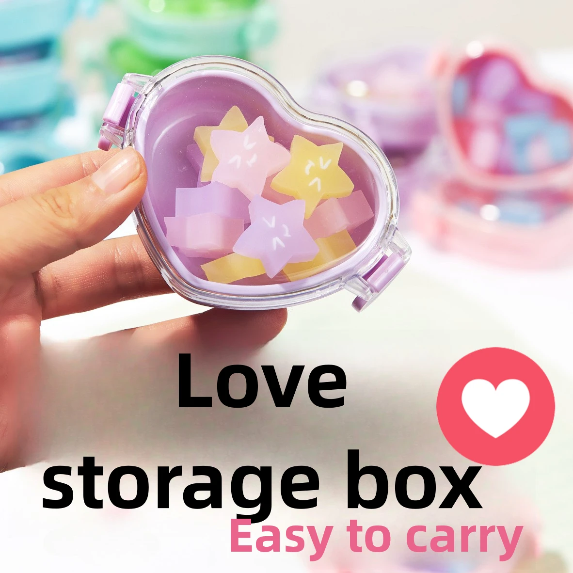 12 قطعة/الوحدة لطيف الكرتون Noctilucent ممحاة محاصر Kawaii القمر ستار البرسيم الحب شكل قلم رصاص المطاط طالب المدرسة القرطاسية هدية