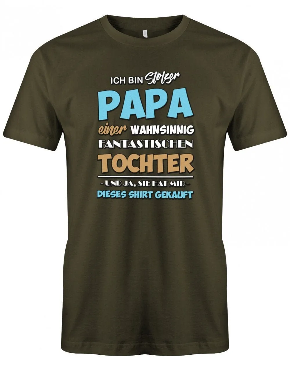 Papa Tochter T Shirt Ich Bin Stolzer Einer Wahnsinnig Fantastischen Lustig Geschenkidee Für