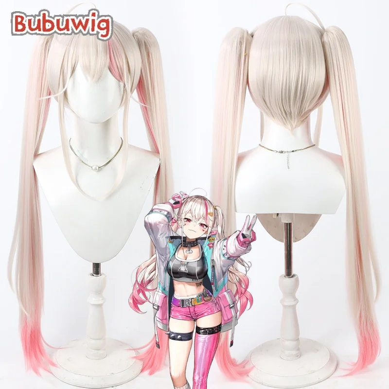 bubuwig-parrucche-sintetiche-per-cosplay-jackal-nikke-la-dea-della-vittoria-jackal-parrucca-con-coda-di-cavallo-di-colore-misto-da-100-cm-resistente-al-calore