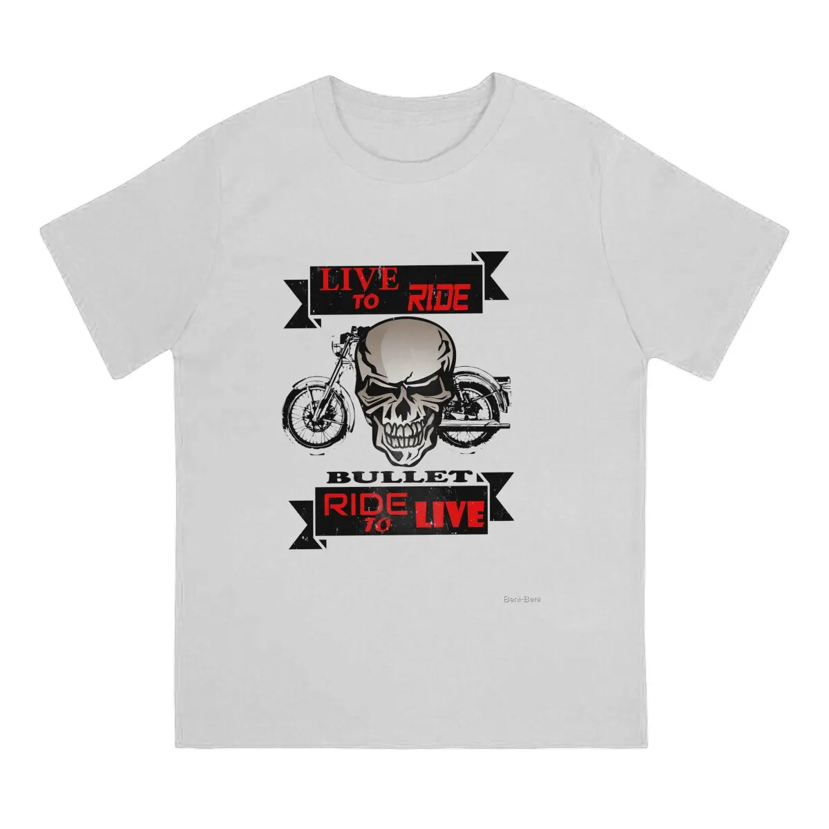 Royal Enfields Motor Polyester TShirts Enfield Bullet Skull Premium Distinctive Homme T Shirt New Trend Clothing