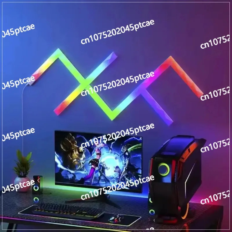 Wall WIFI RGB Night  Light Bar Game Light Application Control  Room Decoration DIY Smart Light Emitting Diode