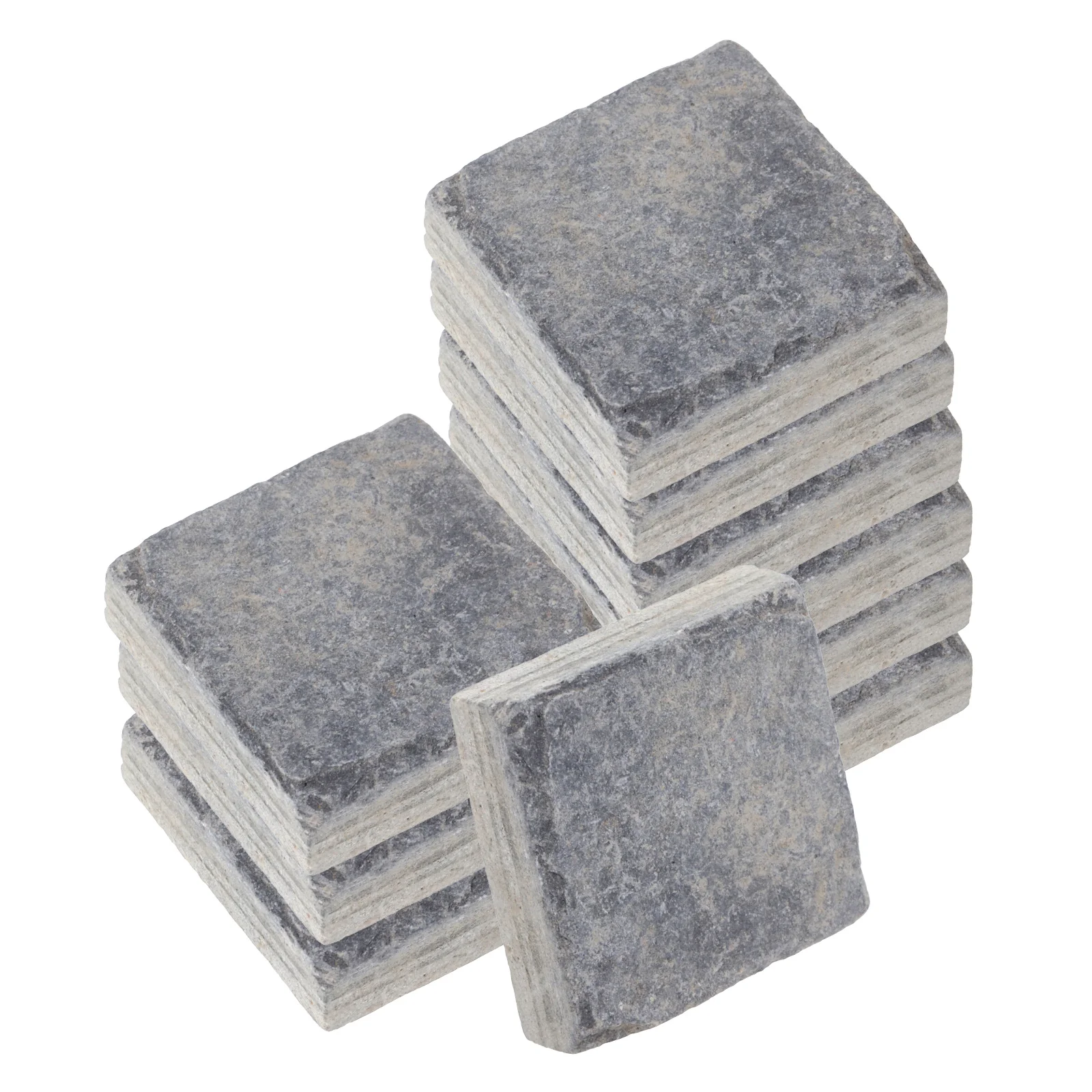 

10 Pcs Fish Tank Decorative Bricks Natural Rock Slices Turtle Basking Aquarium Stones Landscape Decoration Terrarium for Betta