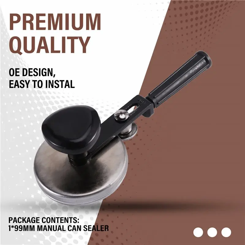 B47B-Portable Manual Can Sealer 99Mm Manual Can Sealer Aluminum Bottle Sealing Machine For Home And Commercial Use 99Mm