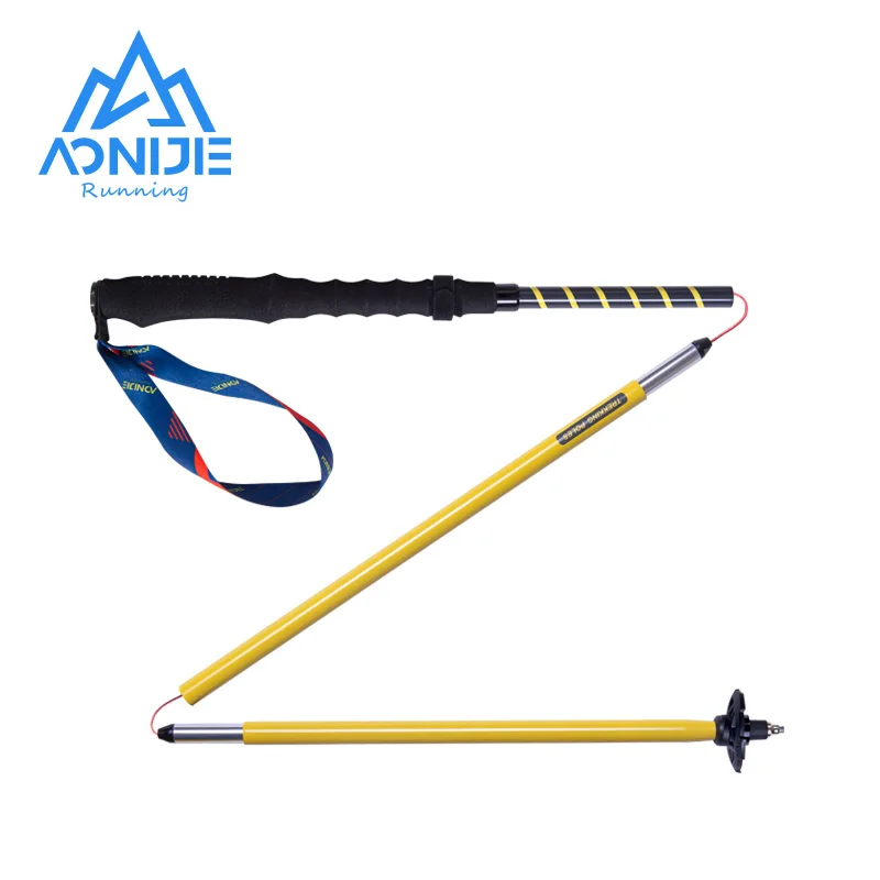 

AONIJIE E4202 Lightweight Folding Collapsible Quick Lock Cross-country Trekking Pole Aluminium Alloy Walking Stick Hiking Trail