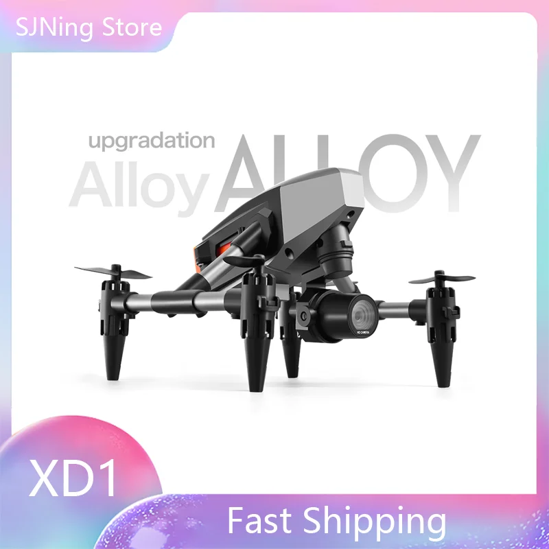 TYRC New Mini RC Alloy Drone With Camera HD Wifi Fpv Professional Photography Quadcopter Optical Flow Drones XD1 Toys Boys Gifts