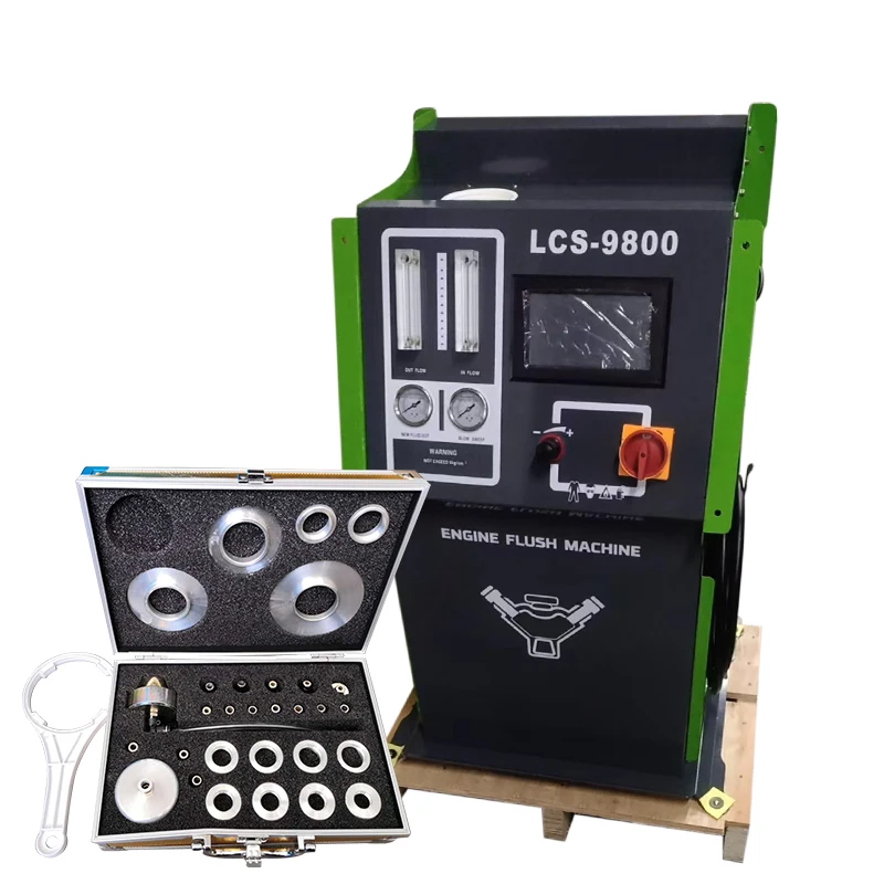 

LCS-9800 Автомобильная система смазки двигателя Чистящая машина Динамическая статическая неразборная очистка фильтра