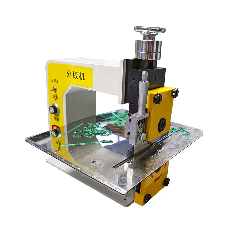 Fully automatic intelligent splitting machine PCD cutting type aluminum based circuit board LED round knife cutting machine