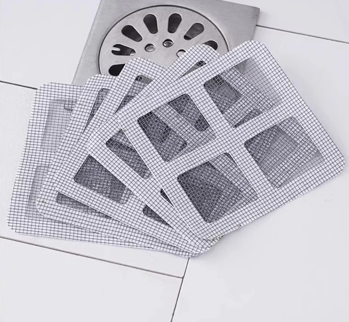 Einweg Haar Ablauf Catcher Mesh Anti-blocking Filter Boden Abläufe Aufkleber Dusche Abdeckung Küche Badezimmer Waschbecken Sieb Stopper – Detail 22