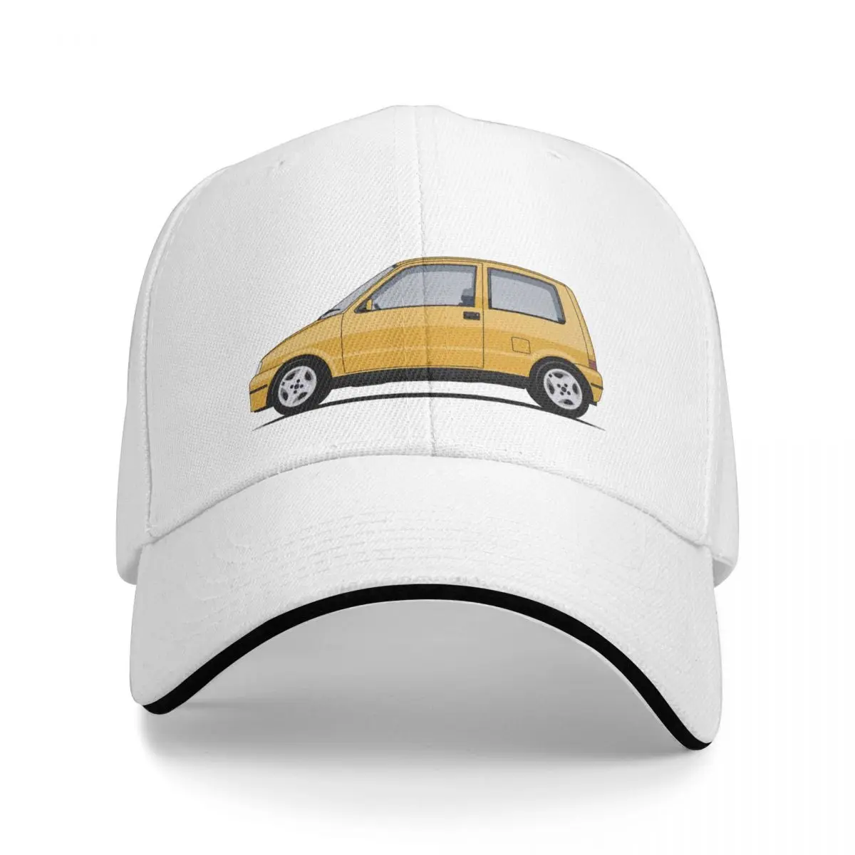 Fiat Cinquecento Sporting Broom Yellow edition Baseball Cap Luxury Cap Icon Men's Luxury Women's