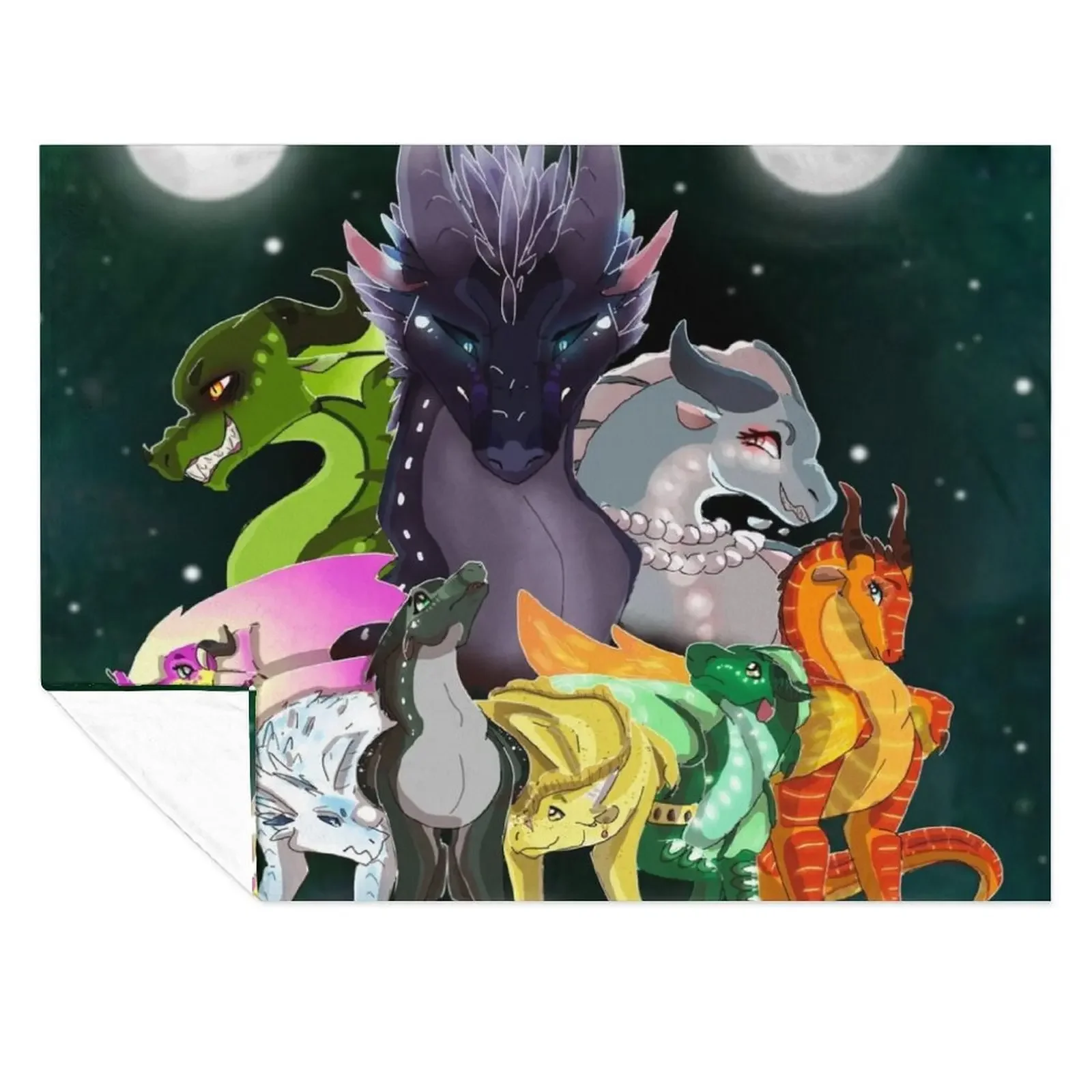 

Wings of Fire Throw Blanket Blankets For Sofas Furrys Beach for winter Blankets