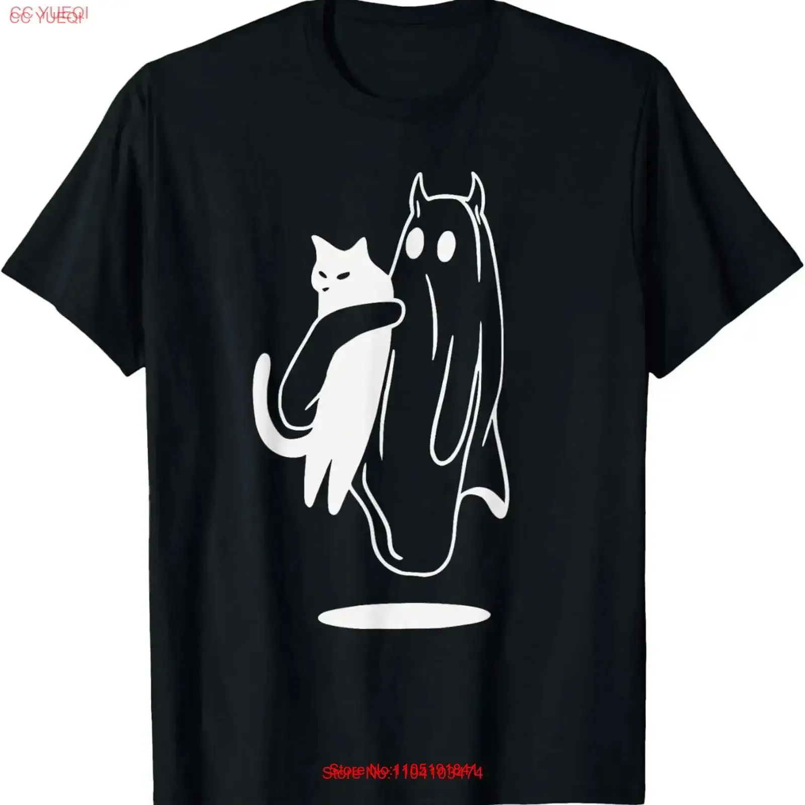 مضحك هالوين القط شبح ننسى كاندي أعطني تي شيرت خمر غسلها امتدت موضة للجنسين لينة مصمم الملابس قليلا