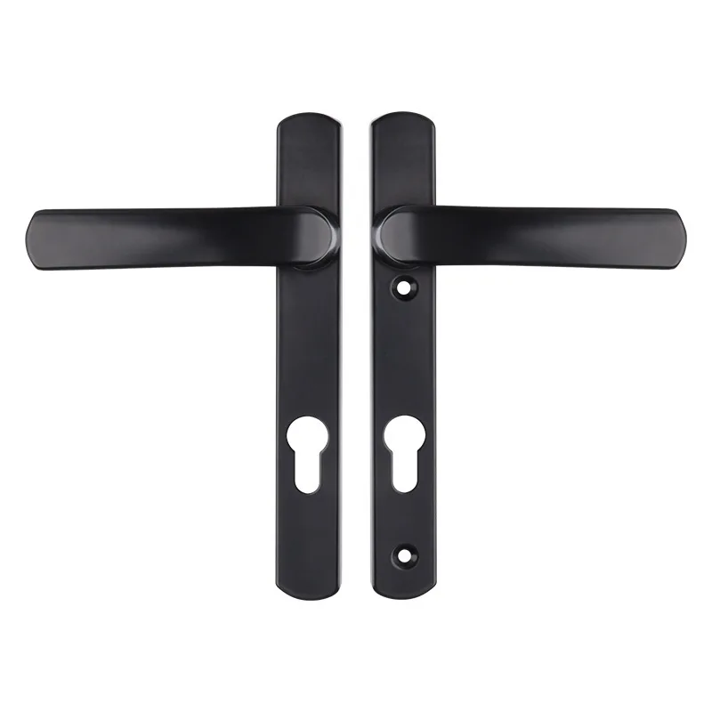 Center Distance 85 92mm Door Handle Hole Pitch 122 115 198 205 215mm Aluminum Alloy Black White Gold Silver for Bedroom Bathroom