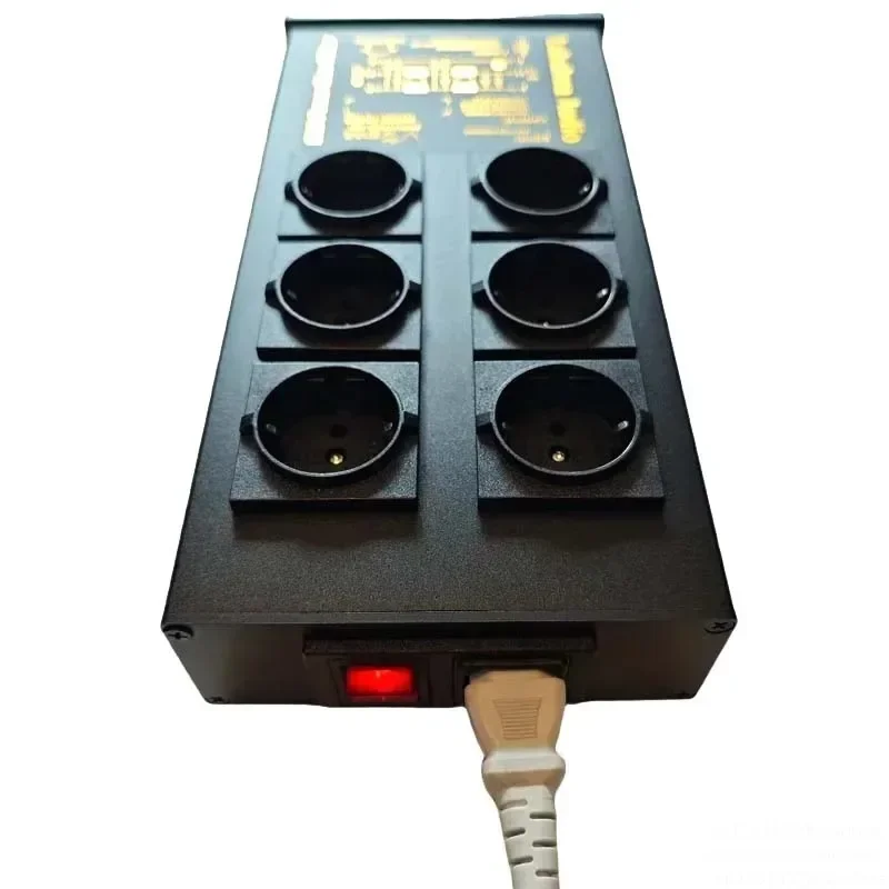 HIFI Audio Power Filter Socket Lightning Protection and Anti-interference Noise Reduction Wireless Design
