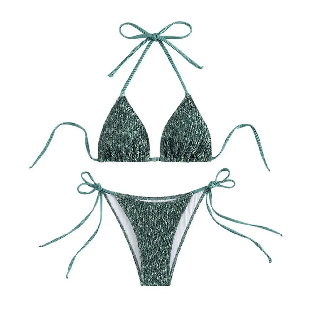 

Comfortable Women\\\\\\'s Bikini Swimsuit Ladies Swimsuit Bikini Swimsuit Beachwear For Women Fragmented Flowers Pattern