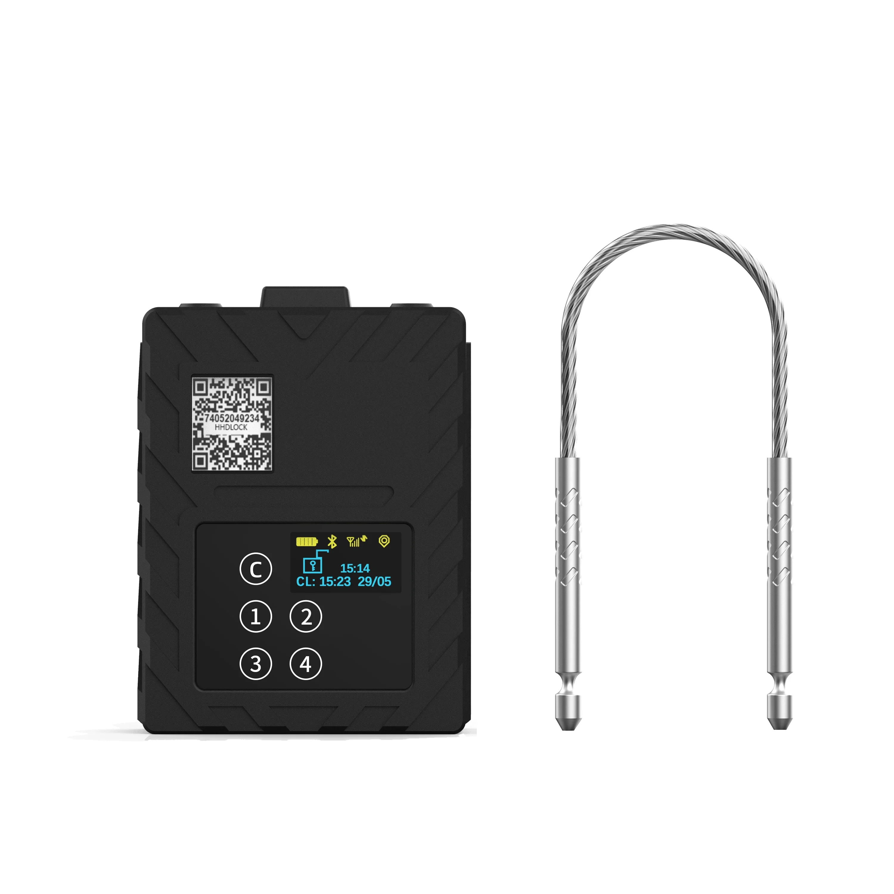 G360P GPS Beidou Tracker  Smart Touch Keyboard Password Padlock