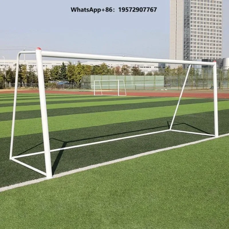 Hot Selling Outdoor Aluminum Metal Soccer Goal  with Nylon Net for Soccer Fields