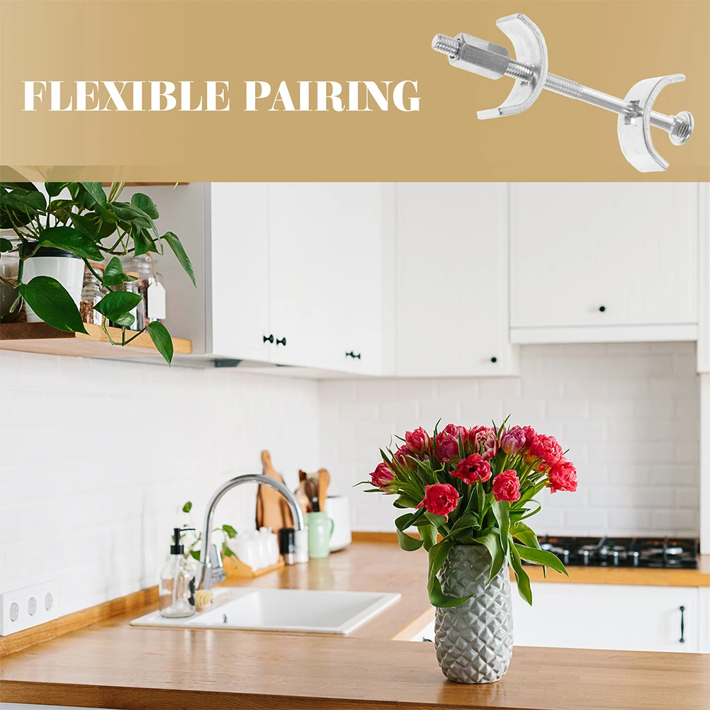 

12Pcs Countertop Connectors Stable Kitchen Countertop Joiner Worktop Fastener Furniture Connector Table Top Fasteners