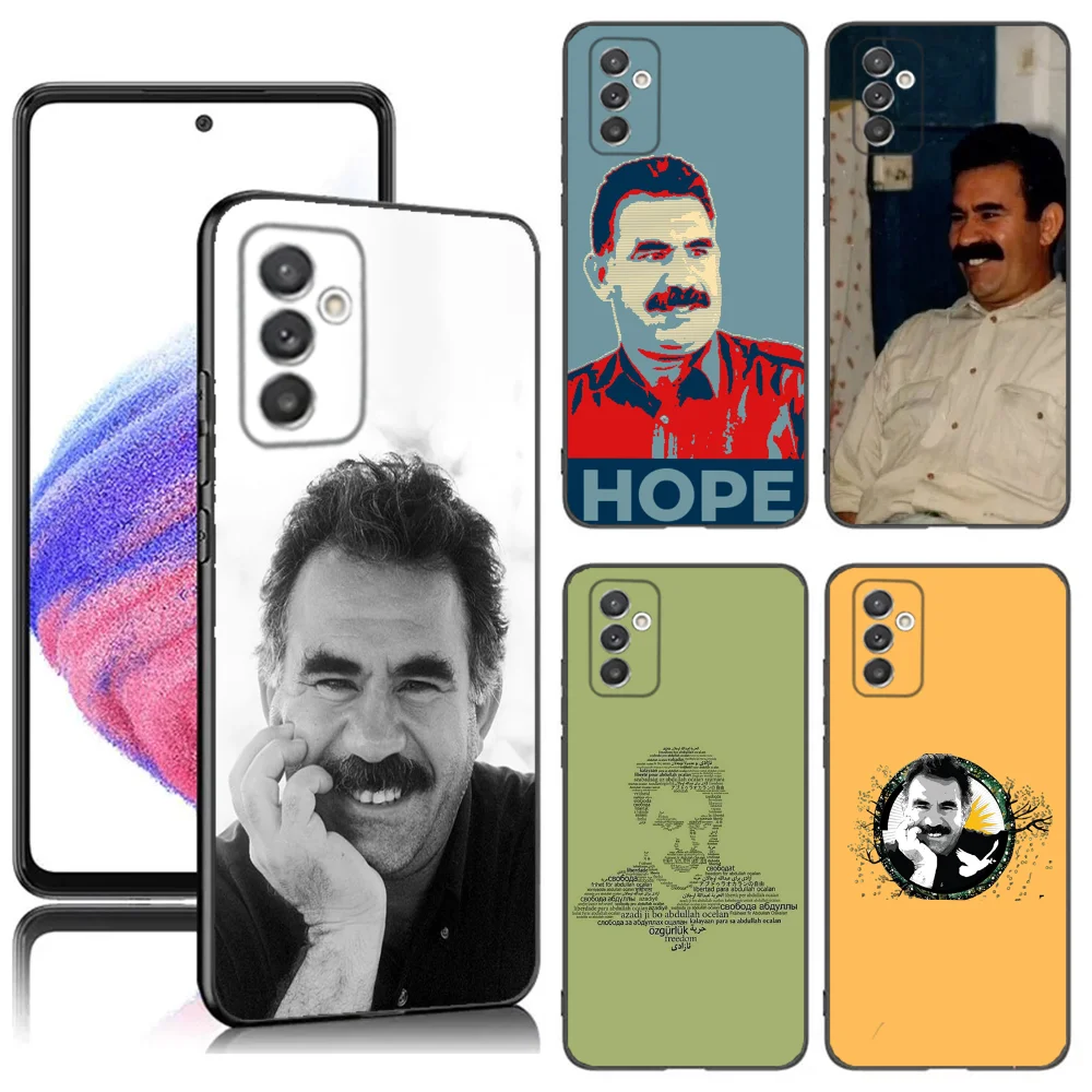 Abdullah Ocalan Apo Phone Case For Samsung S24,23,22,30,21,10,9,Ultra,Plus,Lite,FE,5G Black Soft Case