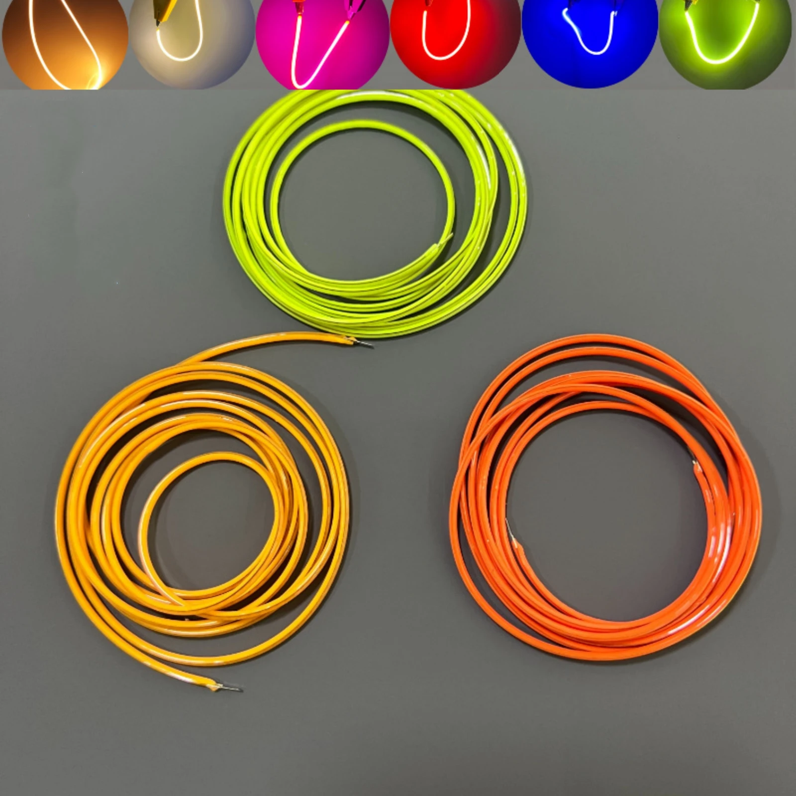 3V 12V 24V Ultra Slim COB LED Flexible Filament Spiral Bulb Filament Retro Edison Bulb Lamp Parts Diode DIY Lighting Strip Decor image 3