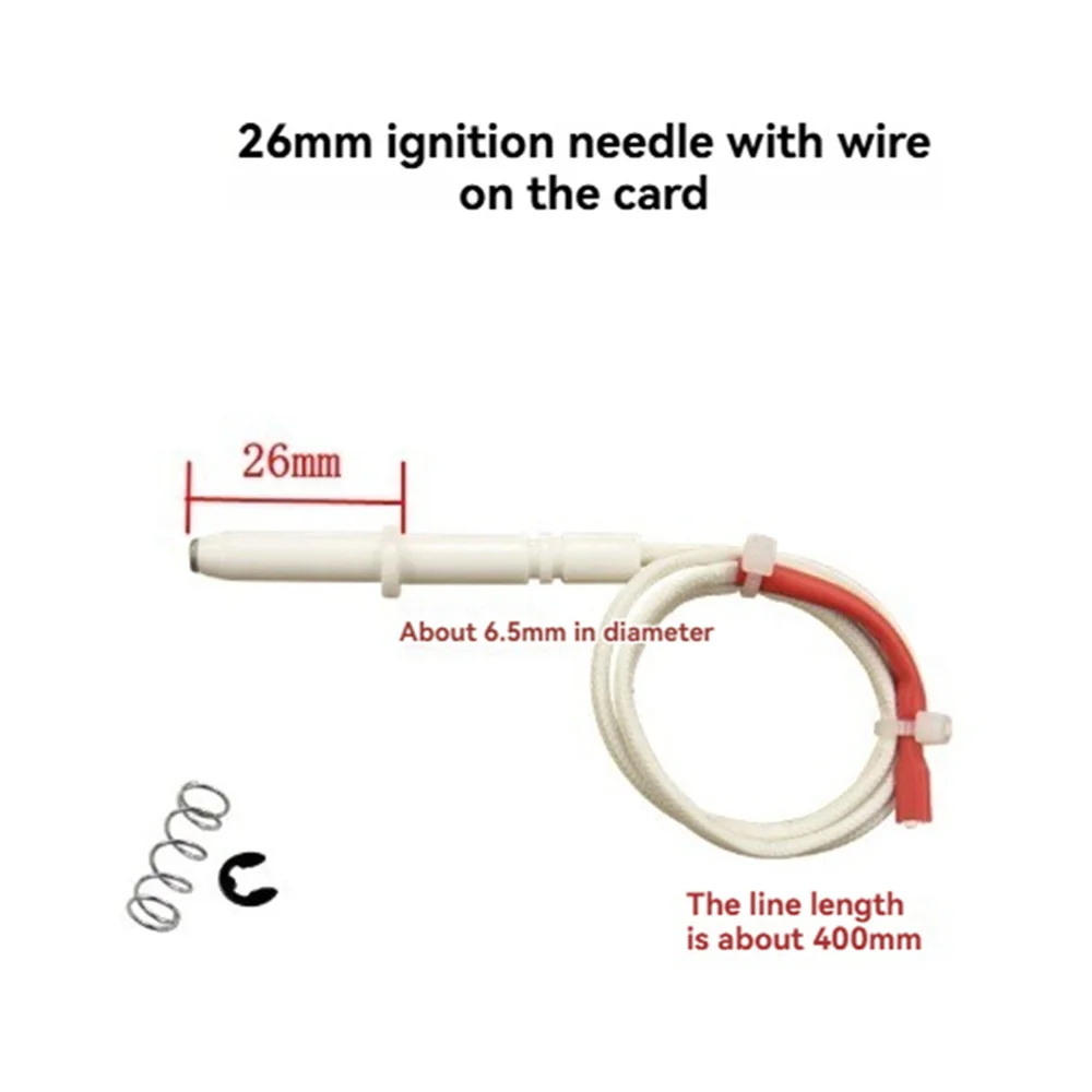 الإشعال الإلكتروني السيراميك العالمي 18/20/22/23/24/26/30/34/37/38/ 40 مللي متر الرأس ، إبرة الاستشعار لموقد الغاز الطبيعي/طباخ الغاز