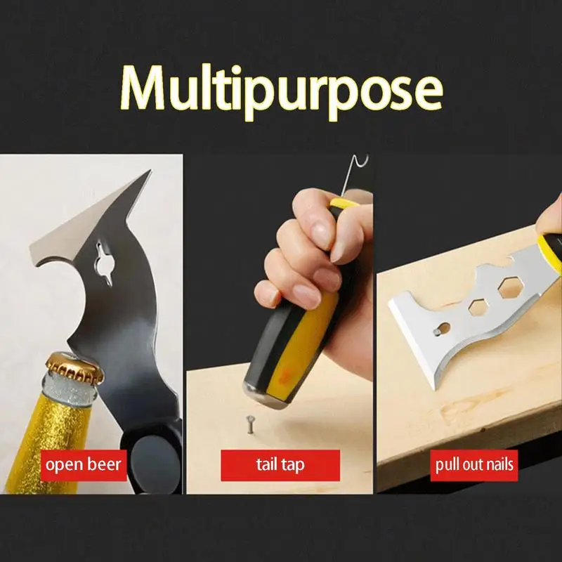 Putty Knives Scraper Multi Use Putty Knife Stainless Steel Drywall Putty Knives Tool For Wallpaper Can Opener Home DIY Accessory