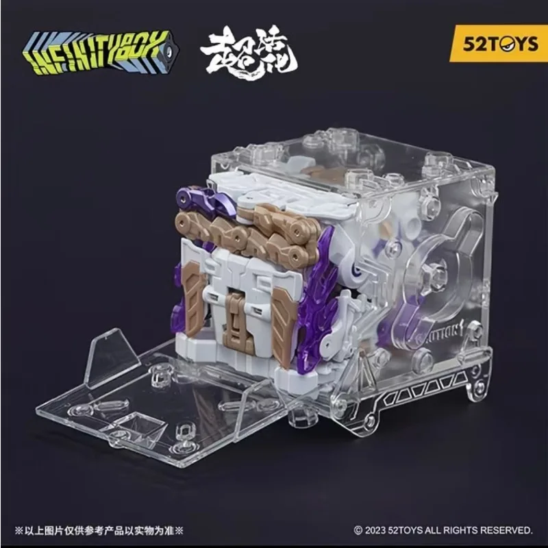 

Original 52TOYS BEASTBOX IB-03 BAIHU Deformation Converting in Mecha and Cube Anime Figure Model Gift Toys