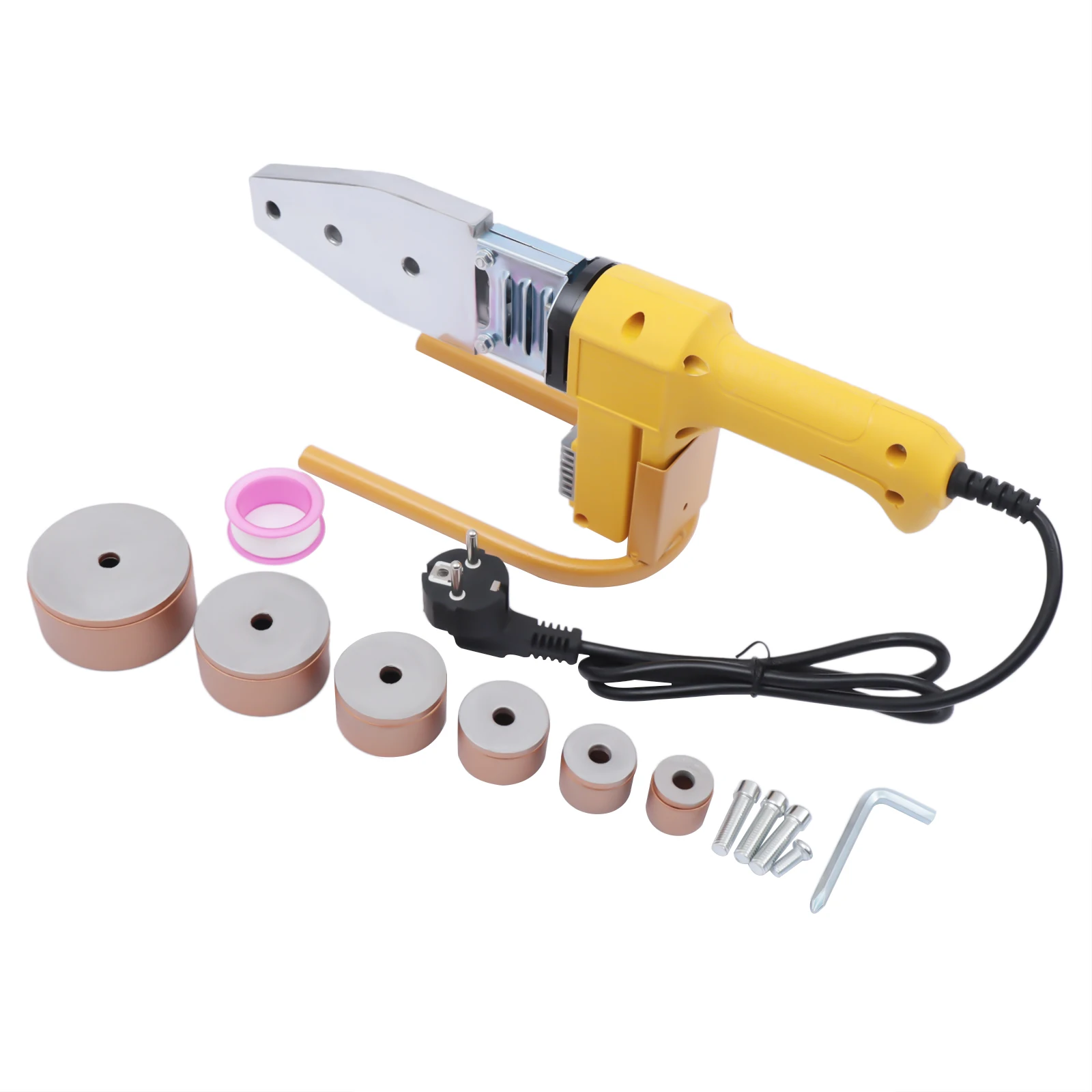 آلة لحام 1000 واط 220 فولت Pp-R انبوب ماء الساخن Melter شاشة ديجيتال فوزر درجة الحرارة قابل للتعديل ماكينة لحام البلاستك #6