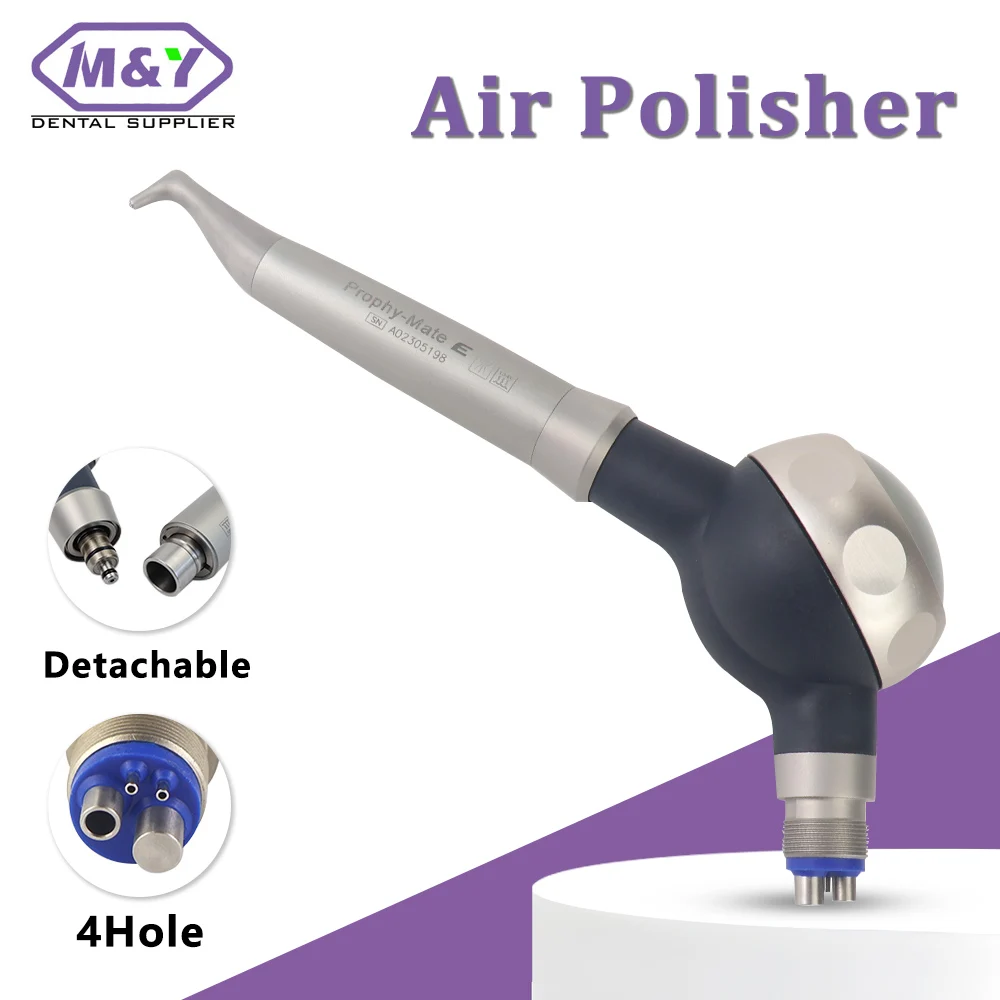Dental Air Polisher Hygiene air Prophy Jet for 4holes quick connect airflow Teeth polishing handpiece dentistry tool