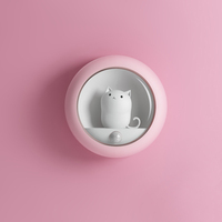 Youpin Wildcat Night Light Dual Sensing Mode Body Induction Pet Cat Bedroom Atmosphere LAMP USB Cabinet Cute Wall Hanging Lamp