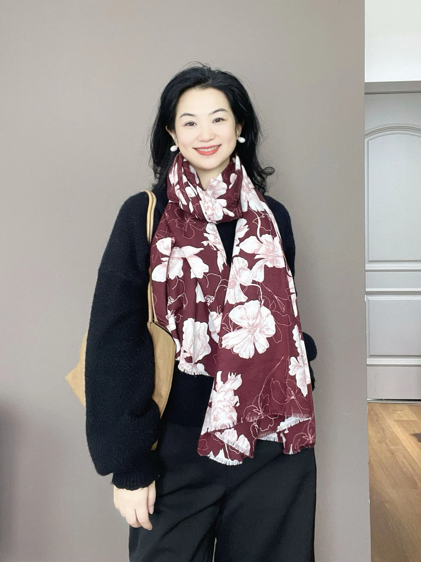 warm-ne-protection-cotton-linen-scarf-women's-wine-red-color-2025-new-winter-luxury-feelings-scarf-faionable-ethnic-sle