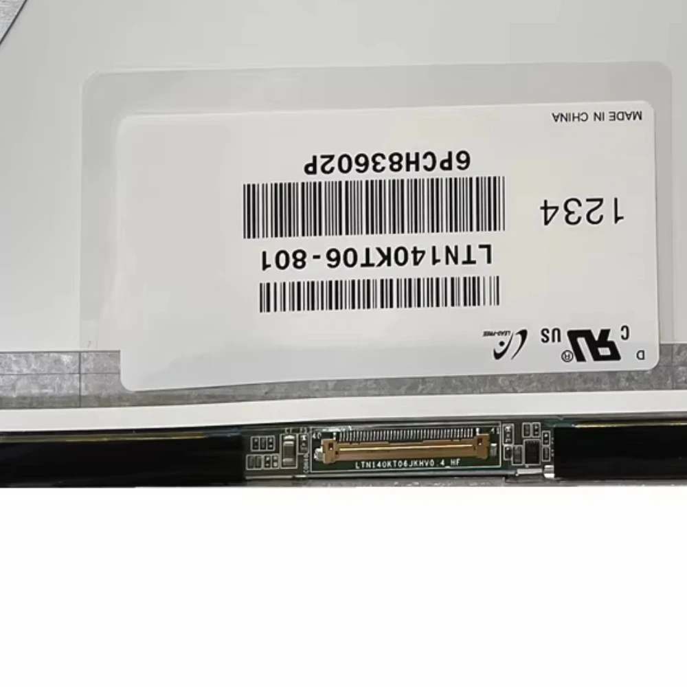 

LTN140KT06-801 LTN140KT06 801 14.0 inch 1600X900 Laptop LCD LED SCREEN PANEL