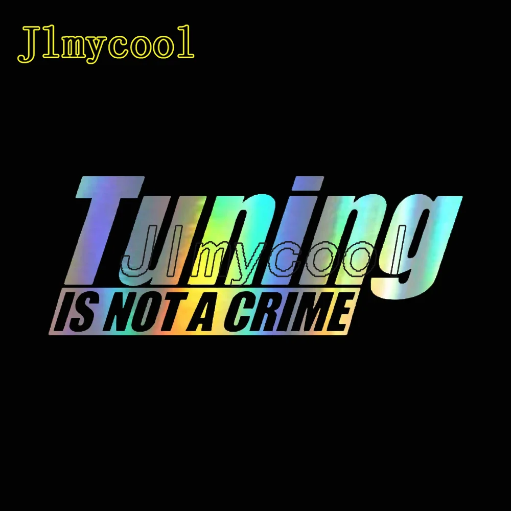 

Наклейки для мотоциклов, TUNING IS NOT CRIME, виниловая наклейка, велосипедный шлем, авто мотоциклы, декоративные наклейки, 15,8 см * 6 см, наклейка-клейка