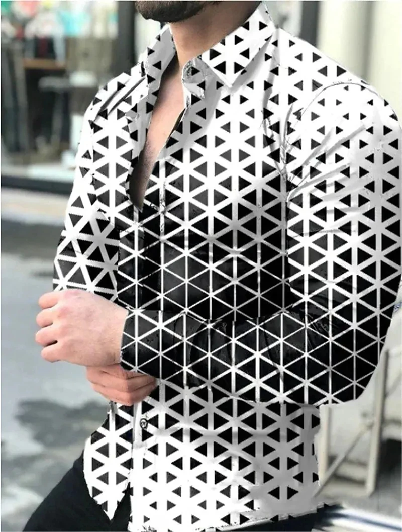 

Мужская подставка из смеси полиэстера с пламенным принтом Long Sve irt Faionable Youthful American Sle, подходит для декоративной строчки