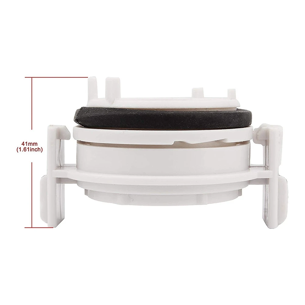 A85E-4Pcs H7 HID LED Bulb Base Adapter Holder ABS Plastic For -BMW E46 3 Series 325I 330Ci 330I 2001-2006 323I 328I 99-00
