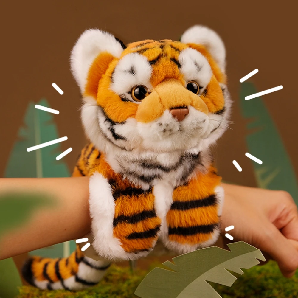 Genuine Original Design Tiger Clap Bracelet Doll Cute Gift Snapping Circle Northeast Gold Taper In Stock Kids Gifts