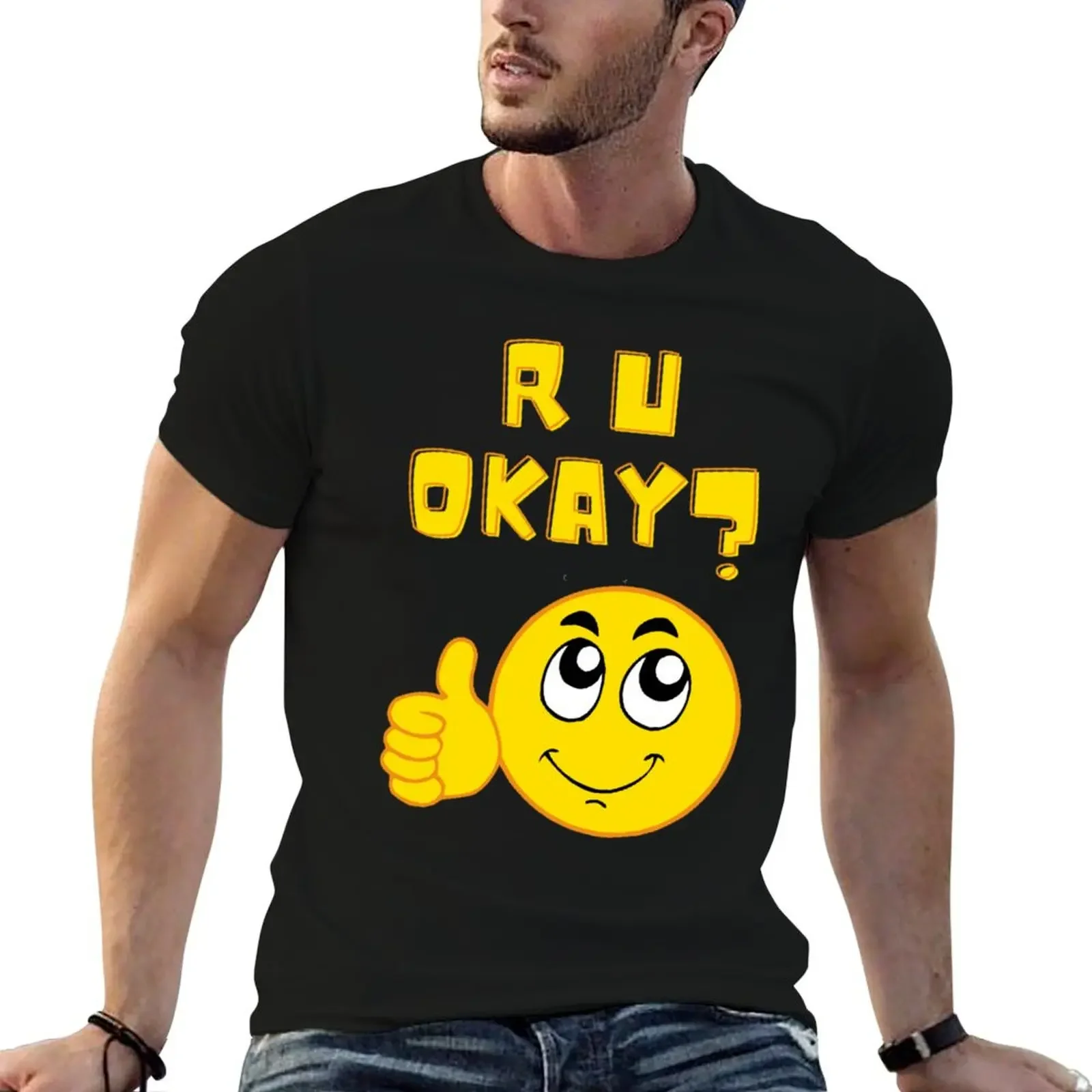 

R U okay are you okay Essential T-Shirt blue lock boys whites summer clothes sports fans tshirts for men