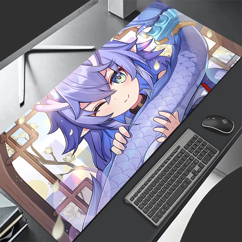 Mouse Pad Bailu Gaming Laptops Keyboard Mat Deskmat computer Accessories Desk Protector PC carpet Honkai: Star Rail Mousepads XL