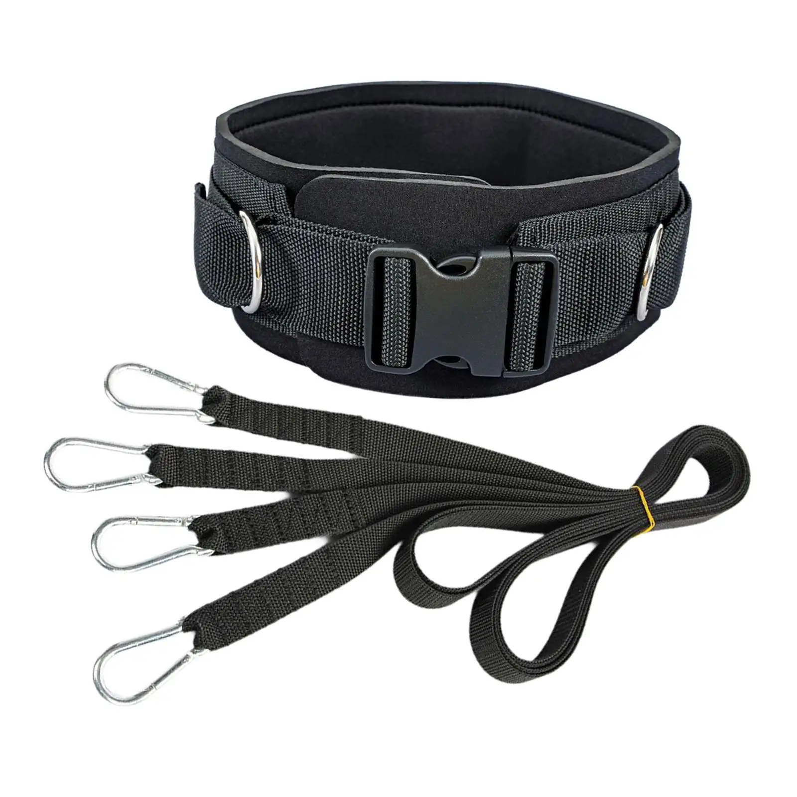 

Sled Pull Straps Lightweight Sled Trainer Pull Leash for Fitness Home Indoor Waist Belt