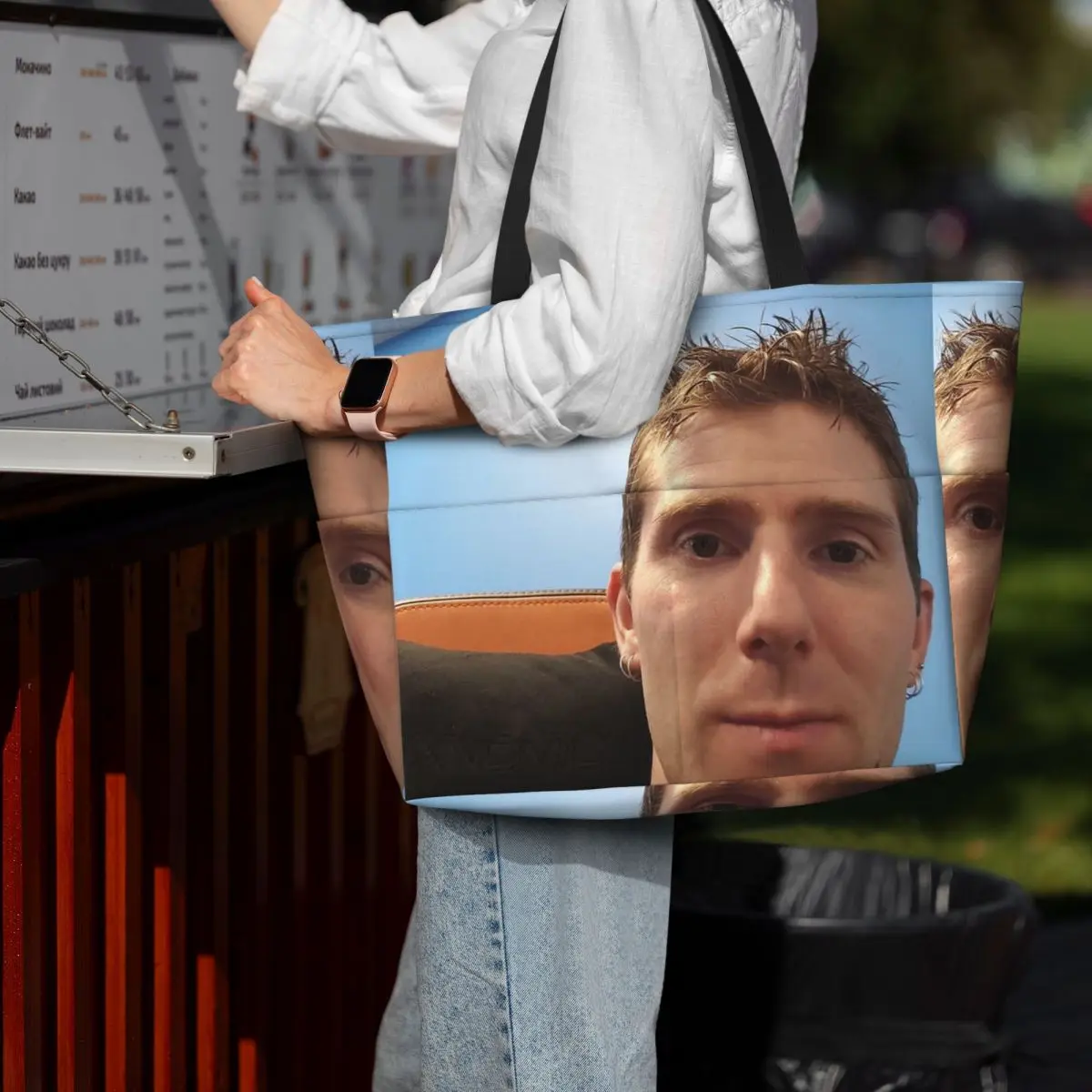 

Linus Etch Tips Beach Tote Bag Sport Gym Yoga Duffle Large Tote Bag Women Travel Bag Fitness bag