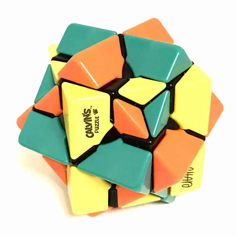 Eitan's TriCube Magic Cube Calvin's Puzzles Neo Profissional Velocidade Twisty Puzzle Cérebro Teasers Brinquedos Educativos