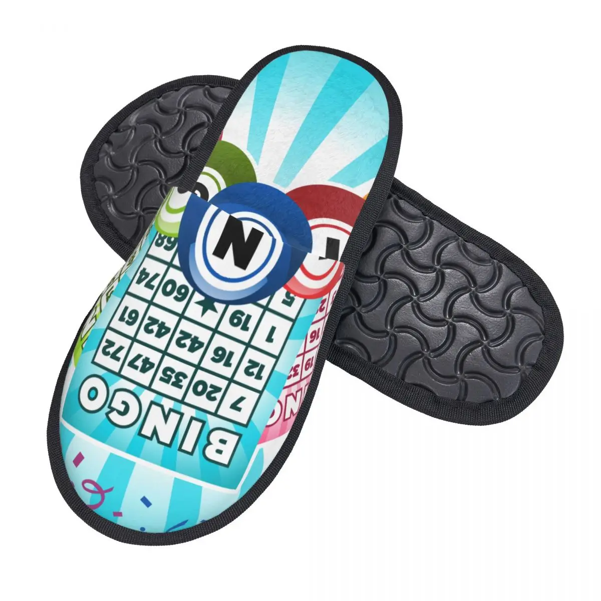 شبشب بطاقات البنغو للنساء والرجال، شبشب شتوي دافئ، شبشب داخلي