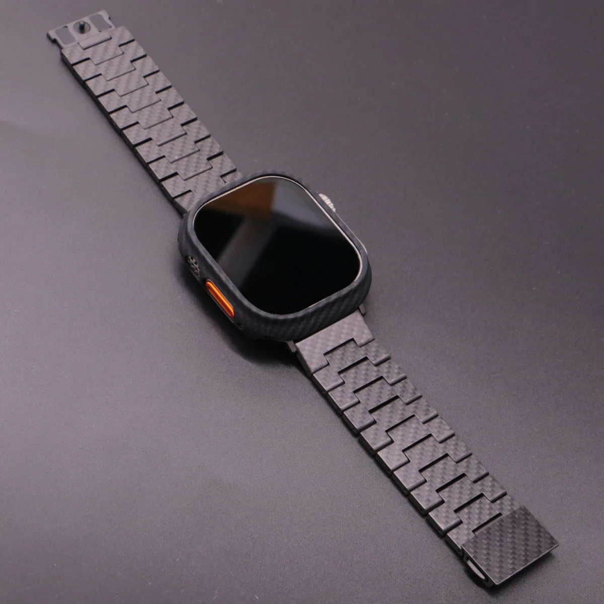 Genuine Carbon Fibre Strap For Apple Watch Ultra 49mm 45mm Band+Carbon Fibre Case iWatch Series 8 7 High-quality Bracelet